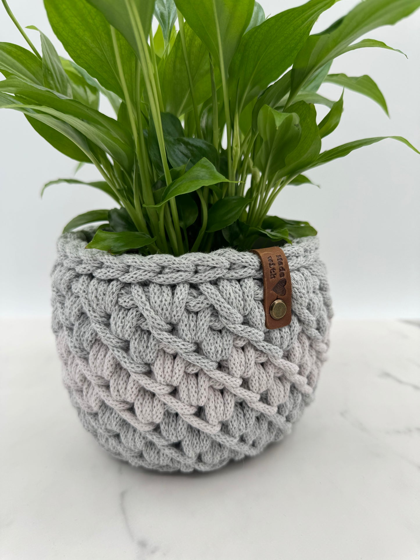 Blumenkorb mit Farbverlauf