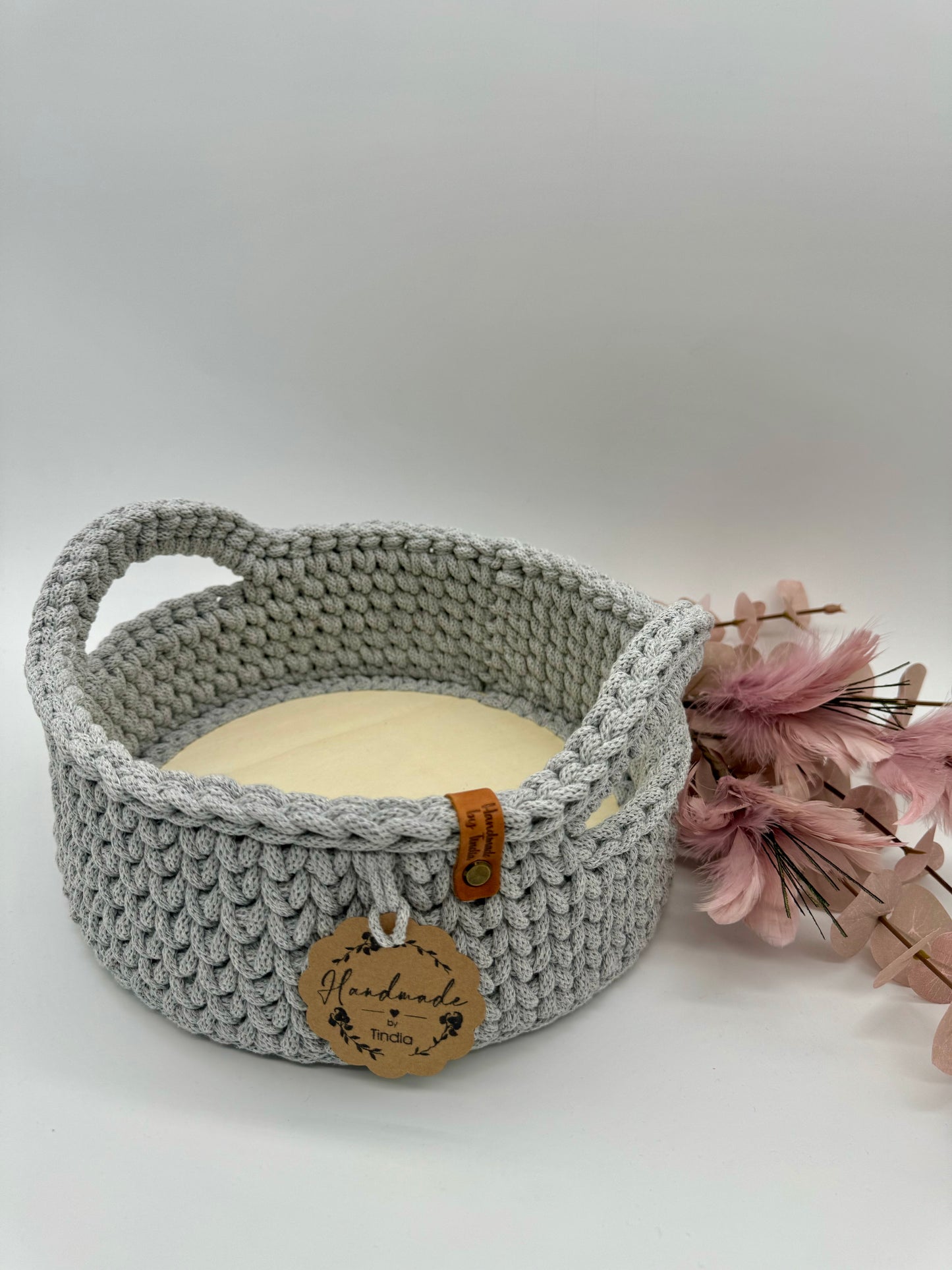 Brotkorb mit Holzboden Ø25 cm